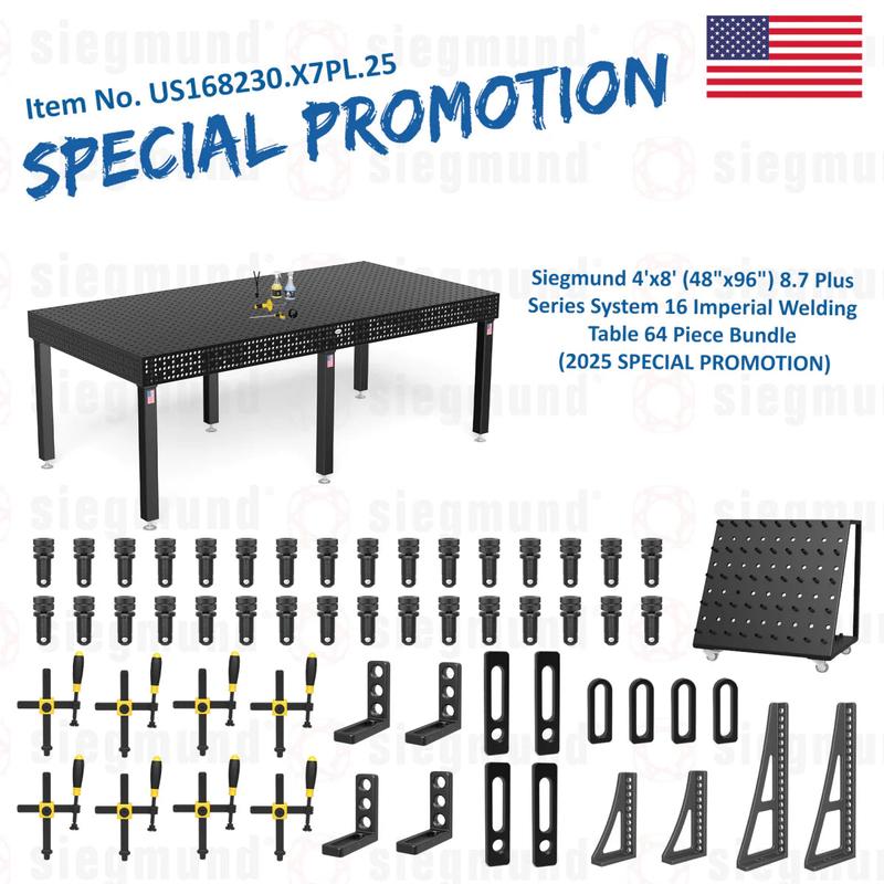 siegmund-us168230x7pl25-siegmund-4x8-48x96-87-plus-series-system-16-imperial-welding-table-64-piece-bundle-front