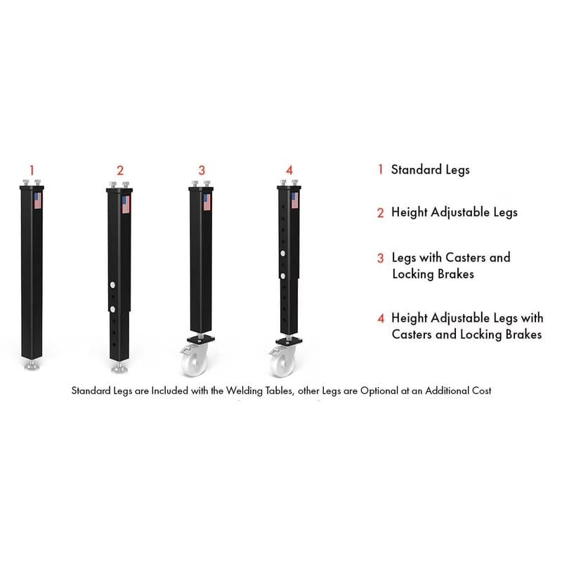 siegmund-extreme87-welding-table-leg-options
